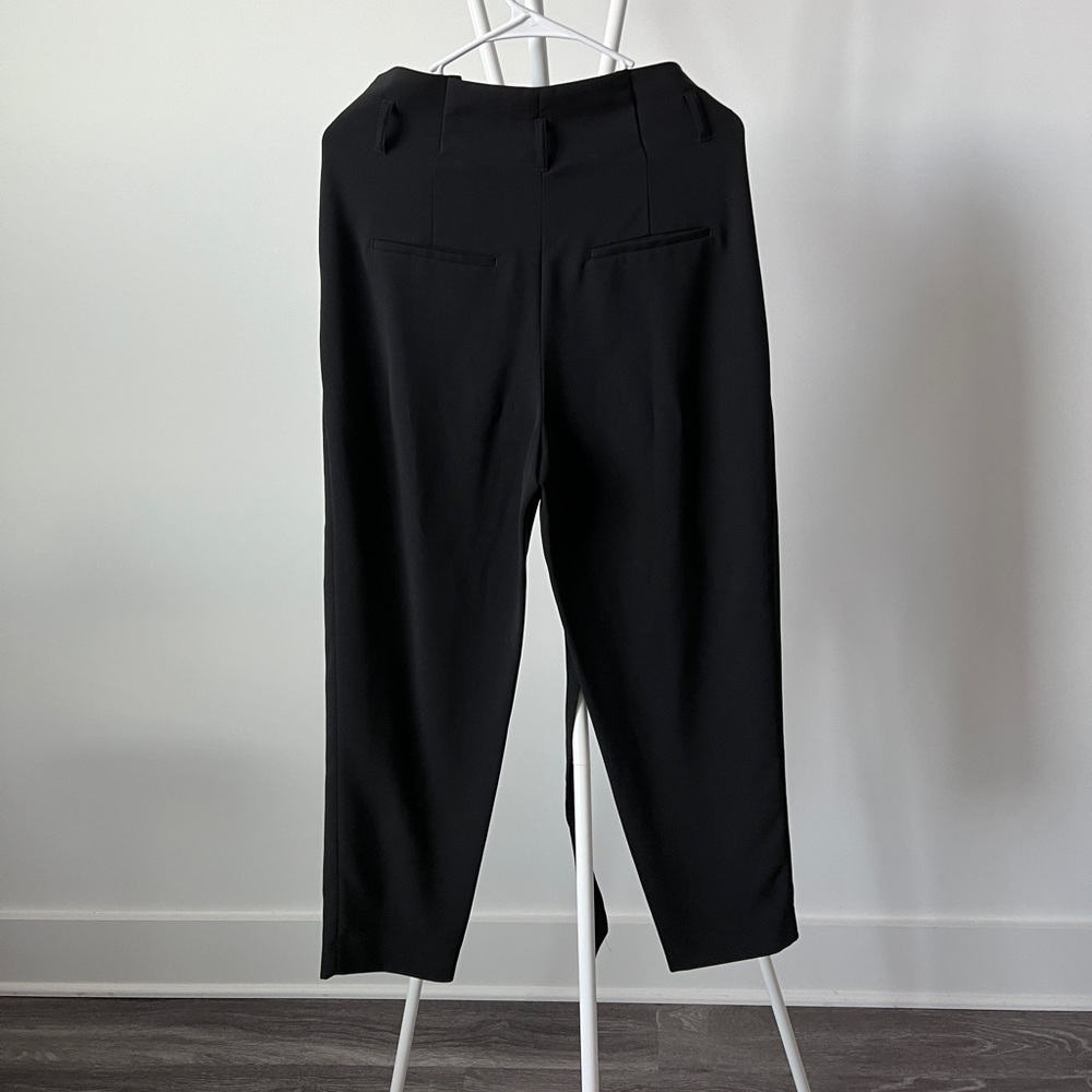 black bootcut trousers H&M